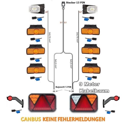 Led Rückleuchten Set mit Canbus