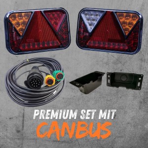 LED Rückleuchten Set mit CANBUS + 7M Kabelbaum + 2x Abdeckung