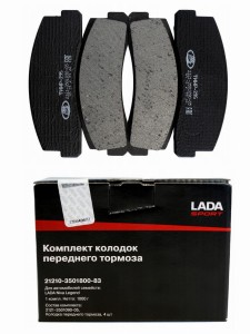 ORIGINAL Bremsklotzsatz VERSTÄRKT Bremsbeläge vorne LADA NIVA TAIGA URBAN