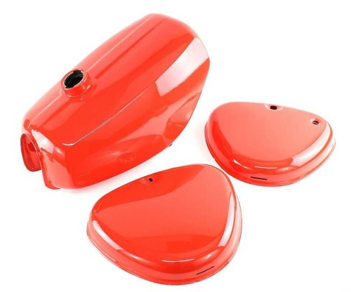 Tank + Seitendeckel rot SIMSON