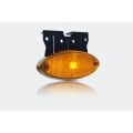 LED Umrissleuchte orange mit Halter