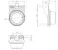 FT-059 B+K LED Abmessungen