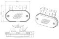 FT-078 B LED Abmessungen